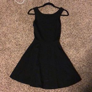 Lulus black dress with cut out back
